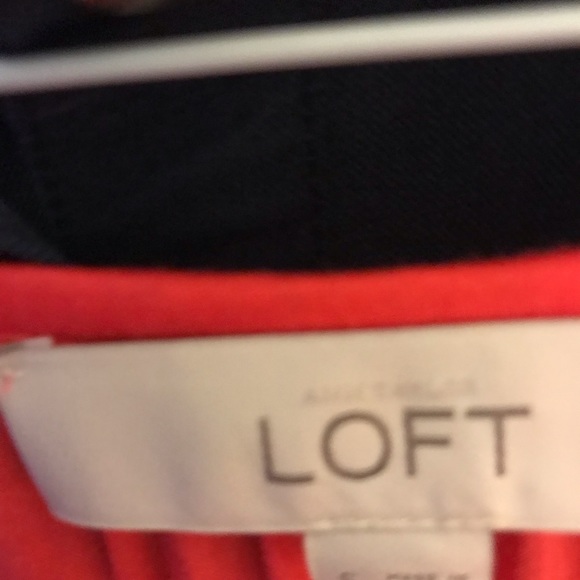 LOFT Coral High Low Top, size S - Picture 5 of 6